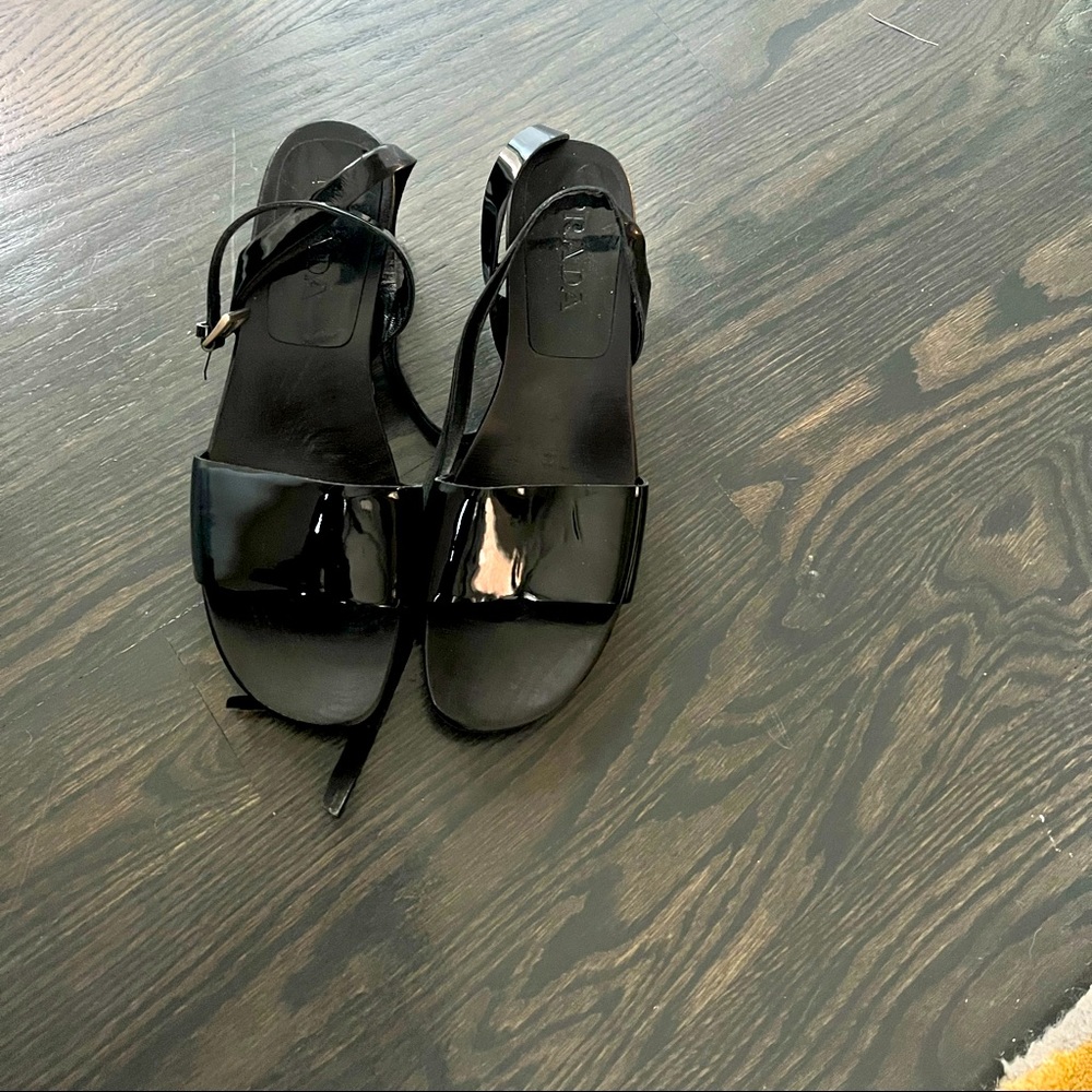 Prada Black Sandals
